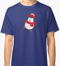 Cute Penguin on Ice Skates Classic T-Shirt