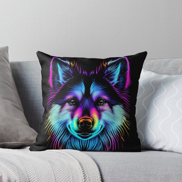 Item preview, Pomsky Dog Colorful Paint Splash designed and sold by rafaeltto.