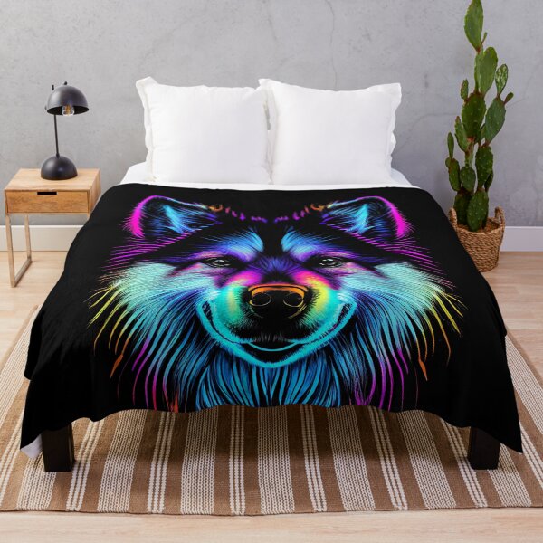 Item preview, Pomsky Dog Colorful Paint Splash designed and sold by rafaeltto.