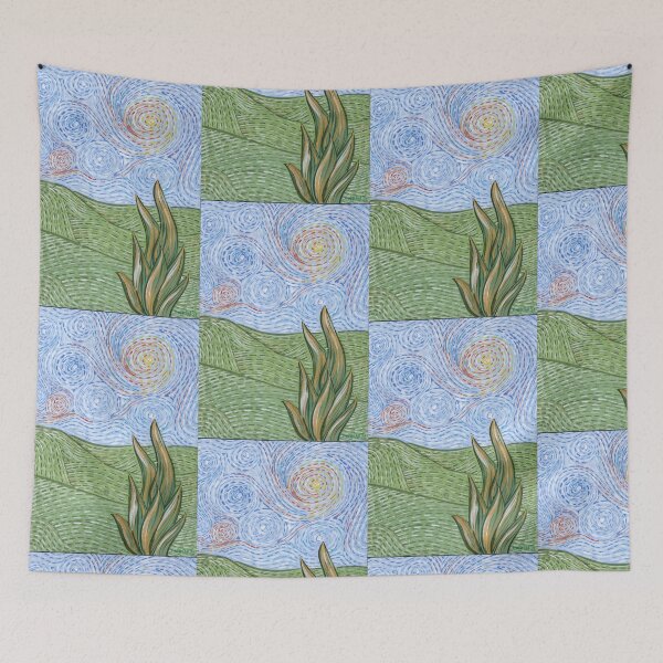 Item preview, Landscape in van Gogh Style designed and sold by Mugdha Kakade Studio.