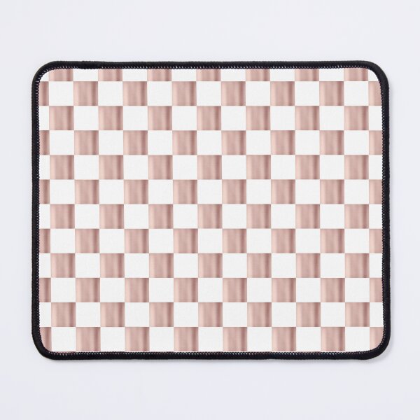 Item preview, Rose Gold Pink Checkerboard Pattern designed and sold by idovedesign.