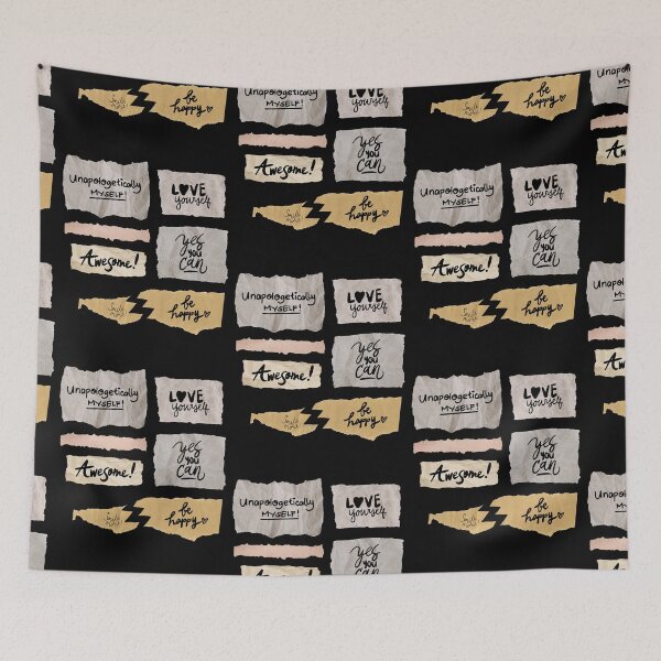 Item preview, Hand Written Doodle Quote collage  designed and sold by TypeWrite.