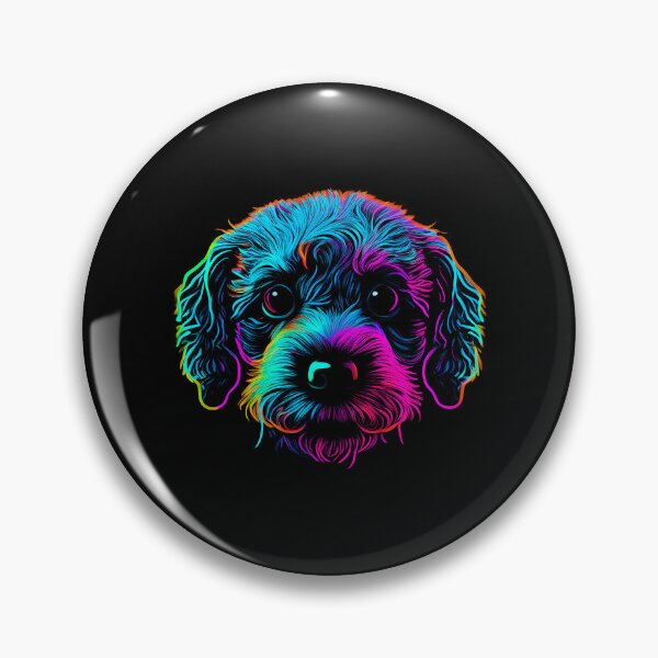 Item preview, Poochon Dog Colorful Paint Splash designed and sold by rafaeltto.
