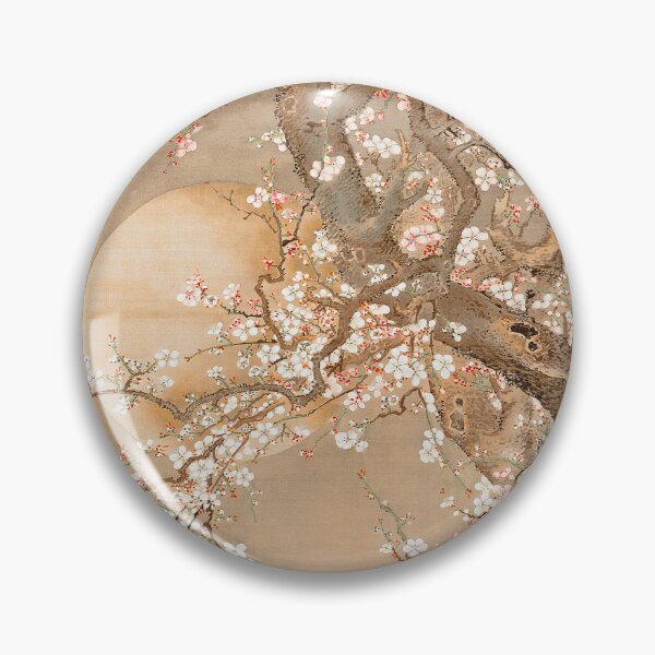 Item preview, Vintage Japanese Plum Blossoms In Moonlight by So Shizan designed and sold by Tamas Das.