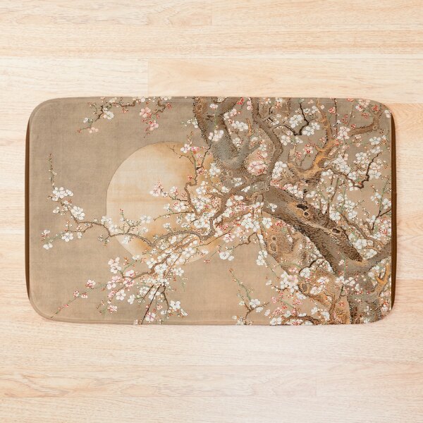 Item preview, Vintage Japanese Plum Blossoms In Moonlight by So Shizan designed and sold by Tamas Das.
