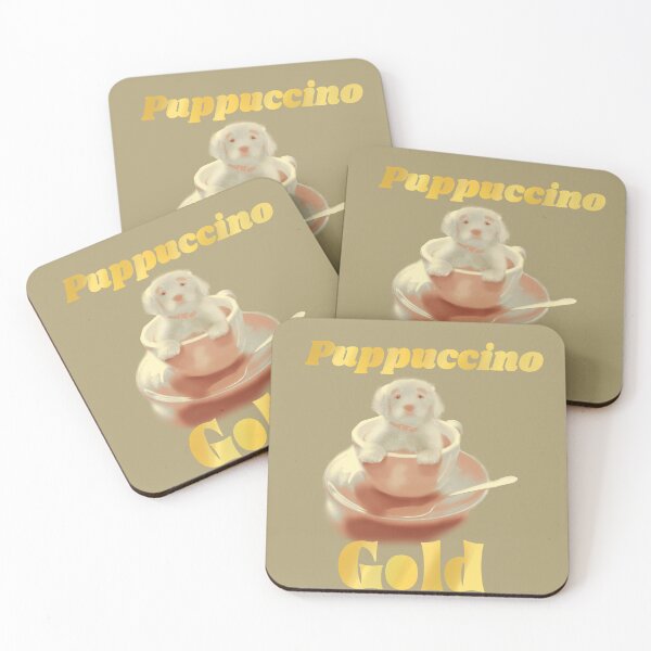 Item preview, puppuccino gold designed and sold by prisma-art.