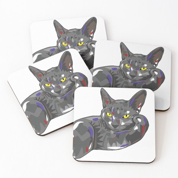Item preview, Grey cat_ kimchance78 designed and sold by dadamda.