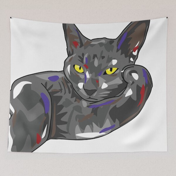 Item preview, Grey cat_ kimchance78 designed and sold by dadamda.