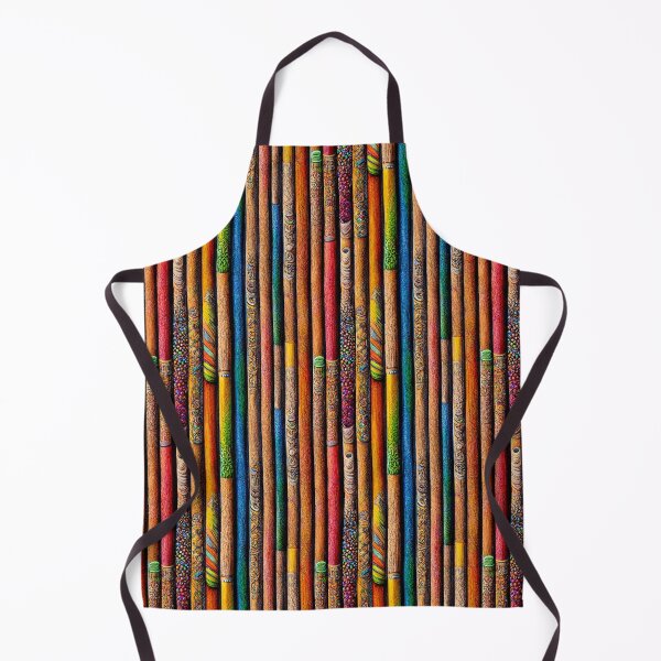 Item preview, many colored pencils pattern designed and sold by ArtePlanet Criações.
