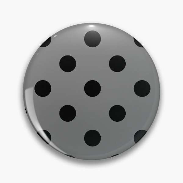 Item preview, Black Polka Dots On Grey designed and sold by POLKAIWERX.