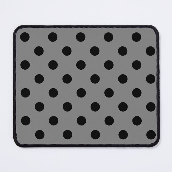 Item preview, Black Polka Dots On Grey designed and sold by POLKAIWERX.
