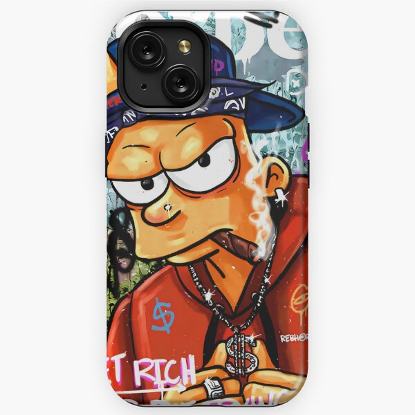 iPhone 7 Plus/8 Plus The Simpsons Bart Simpson Sky Blue Case