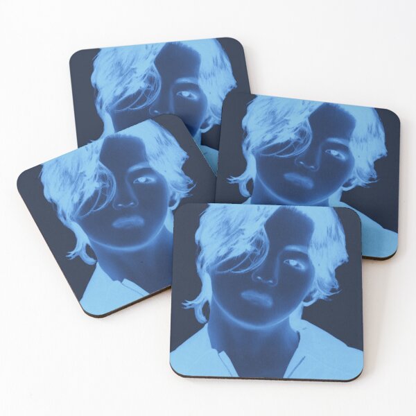 Item preview, Bangtan Digital Cyanotype Poster [V] designed and sold by SiSiDi.