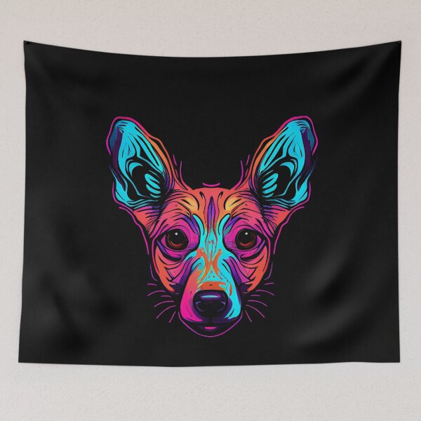 Item preview, Portuguese Podengo Pequeno Dog Colorful Paint Splash designed and sold by rafaeltto.