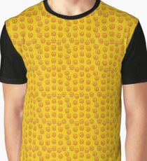 Orange Fruit Pattern Graphic T-Shirt