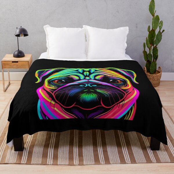Item preview, Pug Dog Colorful Paint Splash designed and sold by rafaeltto.