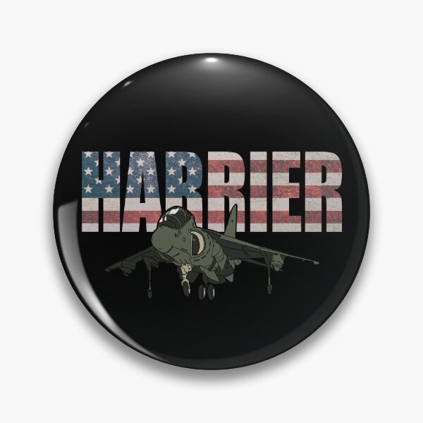 Item preview, AV-8B Harrier Military Airplane American Flag Harrier Gear designed and sold by DynamicDesign.