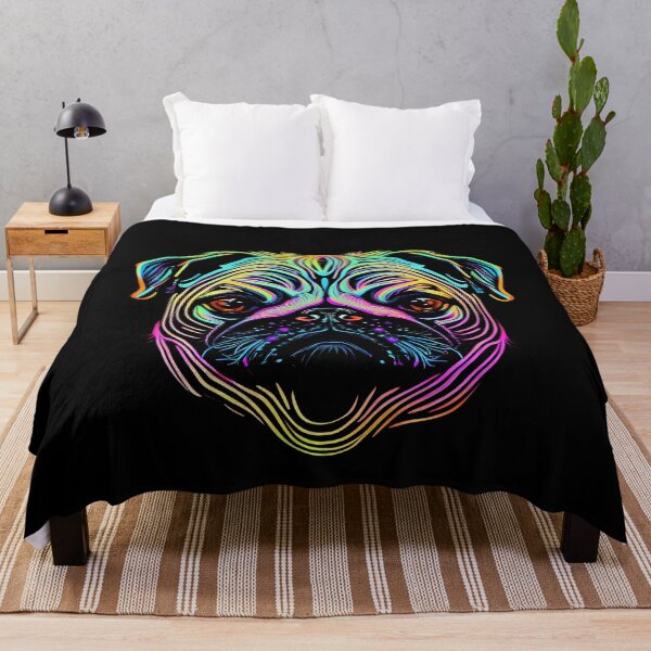 Item preview, Pug Dog Colorful Paint Splash designed and sold by rafaeltto.