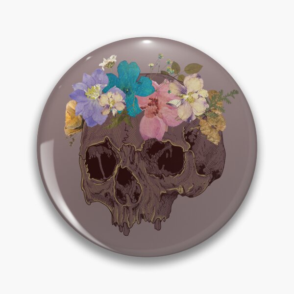 Item preview, Multi Floral Skull Flower Crown designed and sold by SceneOfTheCrime.