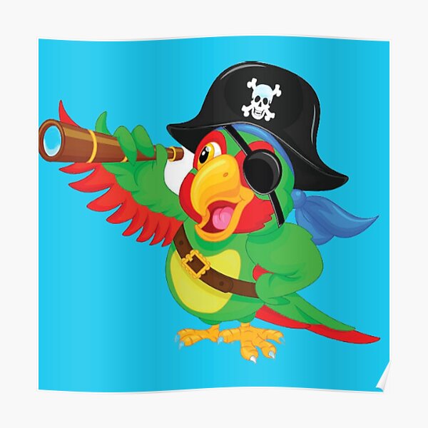  Margarita drinking Pirate Parrot Polly Wants a