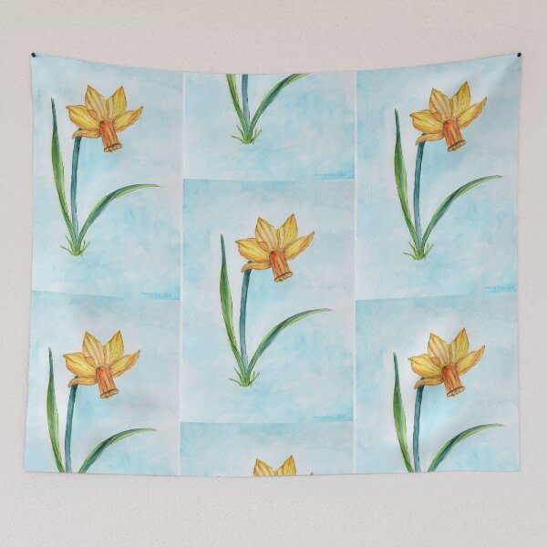 Item preview, D For Daffodil designed and sold by Mugdha Kakade Studio.