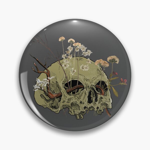 Item preview, Sprouted Skull Sticker designed and sold by SceneOfTheCrime.