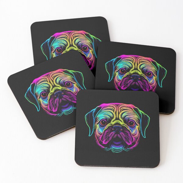Item preview, Pugalier Dog Colorful Paint Splash designed and sold by rafaeltto.