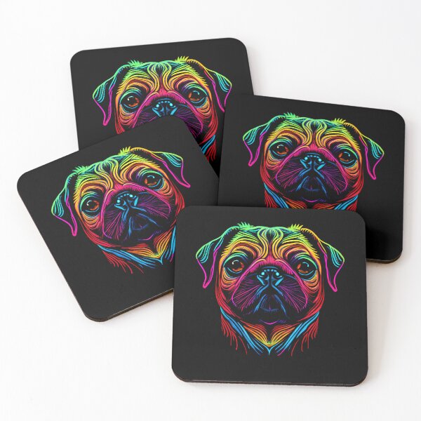 Item preview, Puginese Dog Colorful Paint Splash designed and sold by rafaeltto.