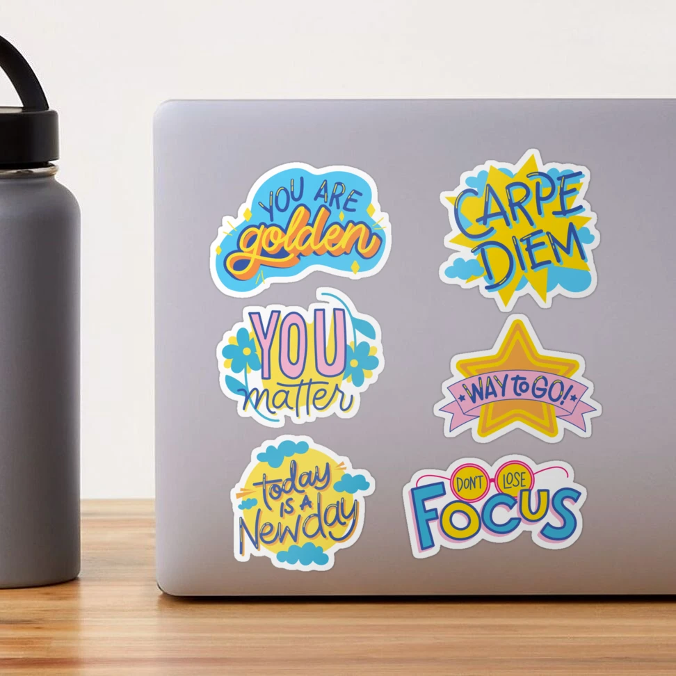  Retro Motivational Stickers for Adults - 223Pack