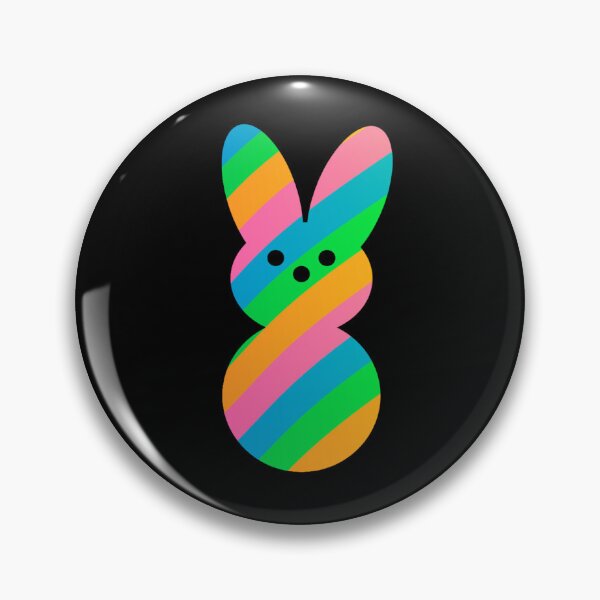 Item preview, Peeps Rainbow Striped Bunny Peep designed and sold by HolyWater SHOP.