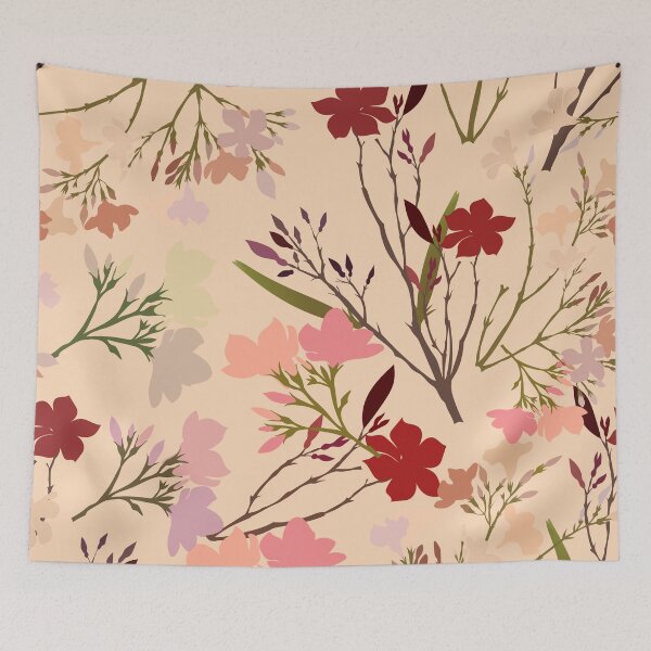 Item preview, Peach Floral designed and sold by Print-Designs.