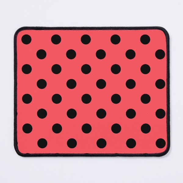Item preview, Black Polka Dots On Fiery Coral designed and sold by POLKAIWERX.