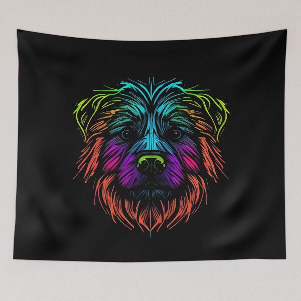 Item preview, Pyrenean Shepherd Dog Colorful Paint Splash designed and sold by rafaeltto.