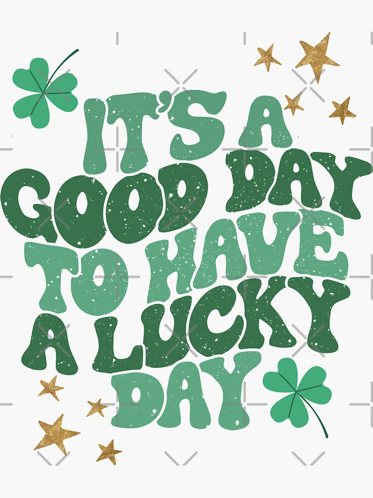 St. Patrick's Day Wishing You Good Luck' Sticker | Spreadshirt