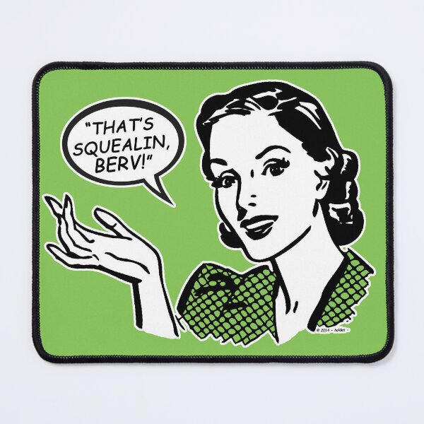 Item preview, THAT'S SQUEALIN, BERV! #2 (LADY BERV - DARK) © 2014 - holden - designed and sold by cousinbessie.