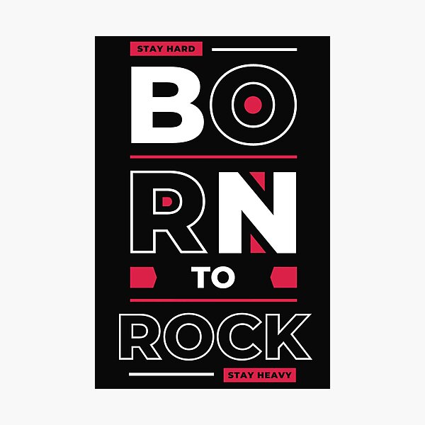 Item preview, Born to Rock designed and sold by Patric Wurzer.