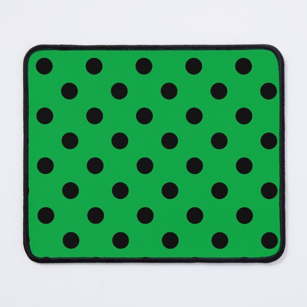 Item preview, Black Polka Dots On Green designed and sold by POLKAIWERX.