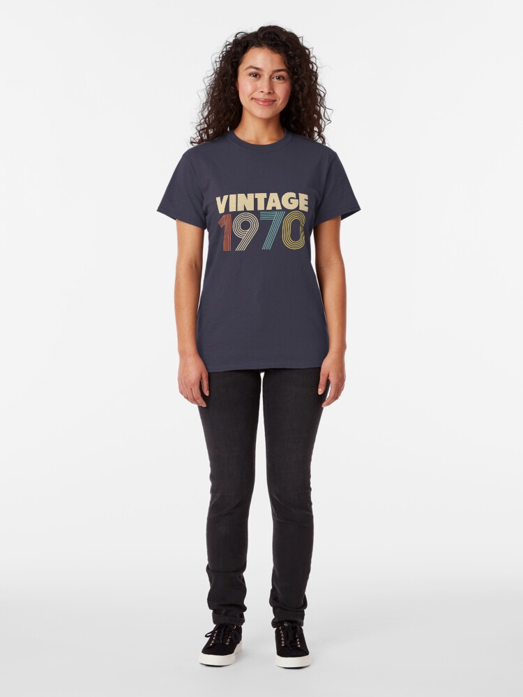 Alternative Ansicht von Jahrgang 1970 - 48. Geburtstag Classic T-Shirt