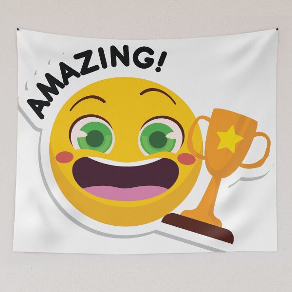 Item preview, Amazing Emoji Sticker Cute designed and sold by GraphicTemplatesArt.
