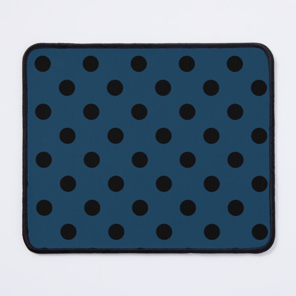 Item preview, Black Polka Dots On Opal Blue designed and sold by POLKAIWERX.