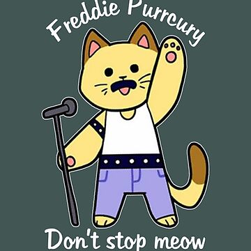 Artwork thumbnail, fredie dont stop meow purrcury transparent by ReminiFranz