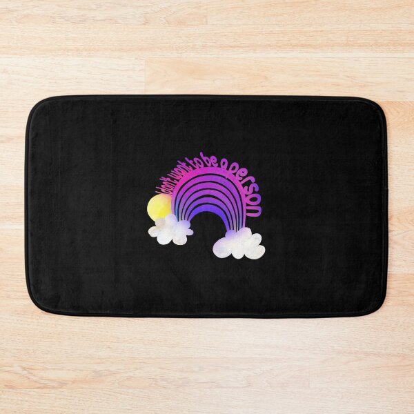 Item preview, I don’t want to be a person / stressed / rainbow / depressed / funny / irony / anxiety / don’t want to live designed and sold by ae-samantha.