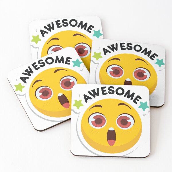 Item preview, Awesome Emoji Sticker Cute designed and sold by GraphicTemplatesArt.