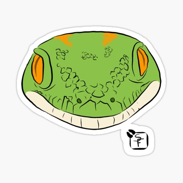 Item preview, Green Gecko designed and sold by SonneFaunArt.