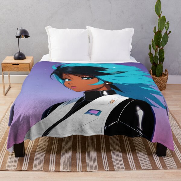 Item preview, Lazy Night | Black Anime Girl designed and sold by blackanimemecca.