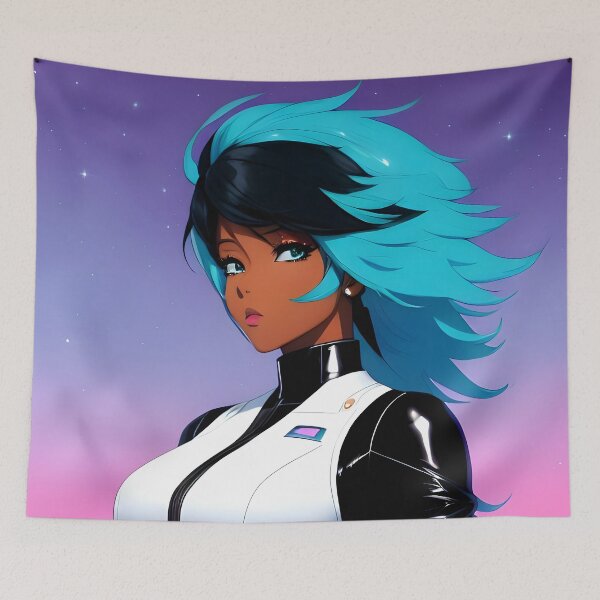 Item preview, Lazy Night | Black Anime Girl designed and sold by blackanimemecca.
