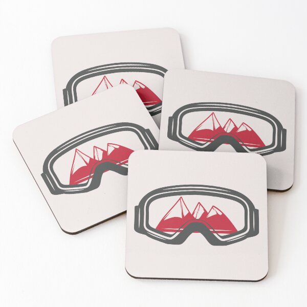Item preview, Reflected Mountains in Ski Goggles Essential designed and sold by SkiMountain.