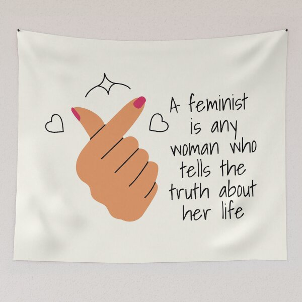 Item preview, Feminist quote  designed and sold by Yulacreative.