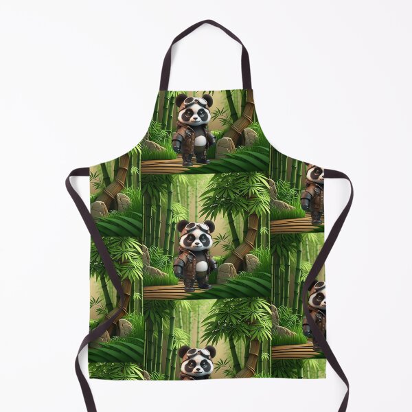 Item preview, Panda in a bamboo forest with a steampunk costume designed and sold by GforAL.