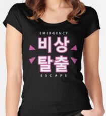 Emergency Escape Women's Fitted Scoop T-Shirt
